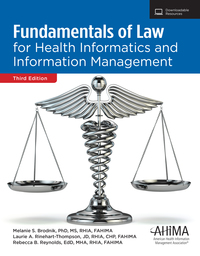 Cover image: Fundamentals of Law for Health Informatics and Information Management 3rd edition 9781584265306