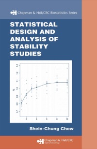 Cover image: Statistical Design and Analysis of Stability Studies 1st edition 9781584889052