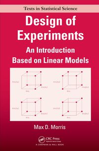 Imagen de portada: Design of Experiments 1st edition 9781138628021