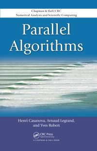 Imagen de portada: Parallel Algorithms 1st edition 9781584889458