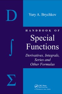 Cover image: Handbook of Special Functions 1st edition 9781584889564