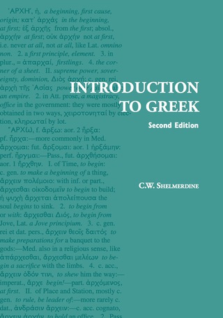 Titelbild: Introduction to Greek 2nd edition 9781585101849