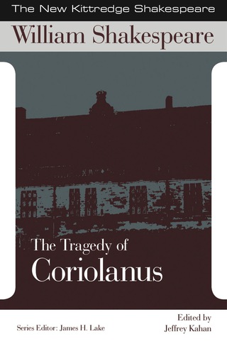 Cover image: The Tragedy of Coriolanus 1st edition 9781585103492