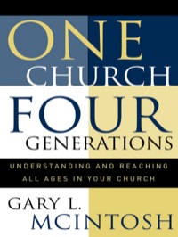 Imagen de portada: One Church, Four Generations 9780801091377
