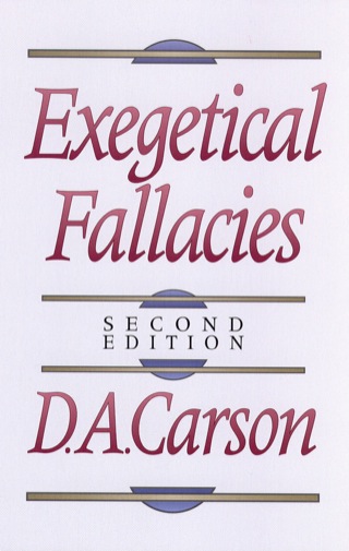 Cover image: Exegetical Fallacies 2nd edition 9780801020865