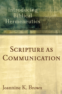 Cover image: Scripture as Communication 9780801027888