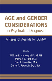 Titelbild: Age and Gender Considerations in Psychiatric Diagnosis 9780890422953
