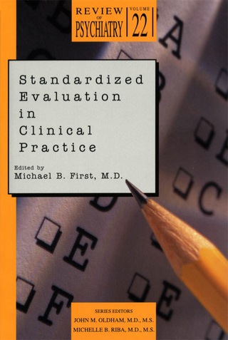 Titelbild: Standardized Evaluation in Clinical Practice 9781585621149