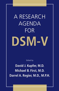 صورة الغلاف: A Research Agenda For DSM V 9780890422922