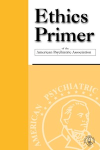 Cover image: Ethics Primer of the American Psychiatric Association 9780890423172