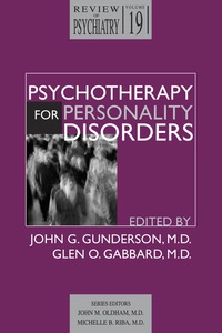 Cover image: Psychotherapy for Personality Disorders 9780880482738