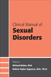 Cover image: Clinical Manual of Sexual Disorders 9781585623389