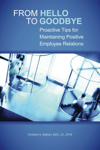 Imagen de portada: From Hello to Goodbye: Proactive Tips for Maintaining Positive Employee Relations 9781586442064