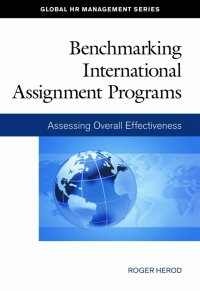 صورة الغلاف: Benchmarking International Assignment Programs 9781586441449