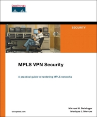 Immagine di copertina: MPLS VPN Security 1st edition 9781587051838