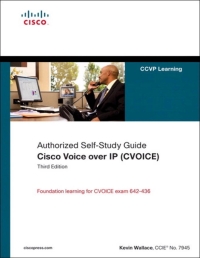 表紙画像: Cisco Voice over IP (CVOICE) (Authorized Self-Study Guide) 3rd edition 9781587058080