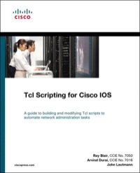 Imagen de portada: TcL Scripting for Cisco IOS 2nd edition 9781587059520