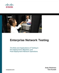 Titelbild: Enterprise Network Testing 1st edition 9781587144240