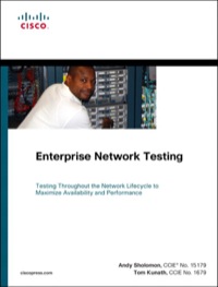 Immagine di copertina: Enterprise Network Testing 1st edition 9781587144240