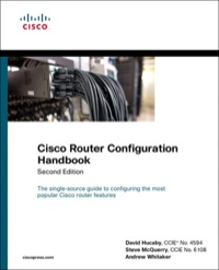 Imagen de portada: Cisco Router Configuration Handbook 2nd edition 9781587141164