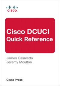 Imagen de portada: Cisco DCUCI Quick Reference 1st edition 9781587141867