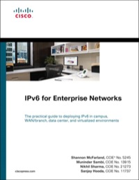 Cover image: IPv6 for Enterprise Networks 1st edition 9781587142277