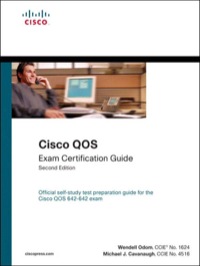 Imagen de portada: Cisco QOS Exam Certification Guide (IP Telephony Self-Study) 2nd edition 9781587201240