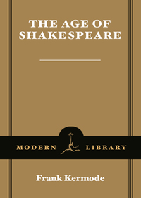 Cover image: The Age of Shakespeare 9780679642442