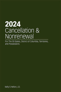 Cover image: 2024 Cancellation and Nonrenewal 24th edition 9781588528162