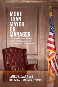 Imagen de portada: More than Mayor or Manager 9781589017092