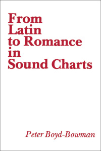 Cover image: From Latin to Romance in Sound Charts 9780878400775