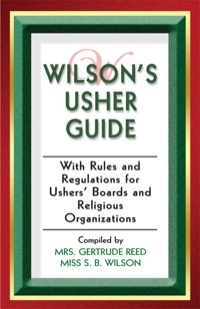 Imagen de portada: Wilson's Usher Guide 9781567420050