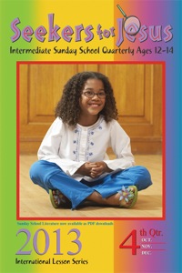Cover image: 4th Quarter 2013 Seekers for Jesus