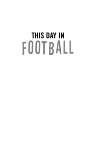 表紙画像: This Day in Football 9781589794504