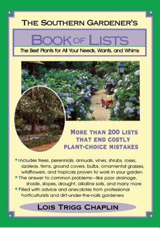 Cover image: The Southern Gardener's Book of Lists 9781589792722