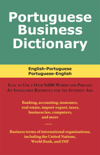 Omslagafbeelding: Portuguese Business Dictionary 9781589797222