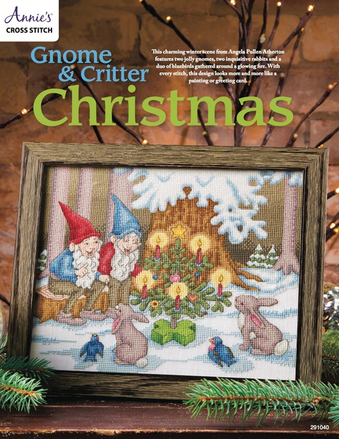 Gnome & Critter Christmas Cross Stitch Pattern - FULL INSTANT DOWNLOAD | PDF DOCX EPUB