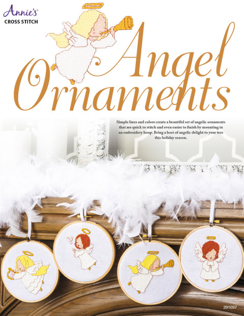 Angel Ornaments Cross Stitch - FULL INSTANT DOWNLOAD | PDF DOCX EPUB