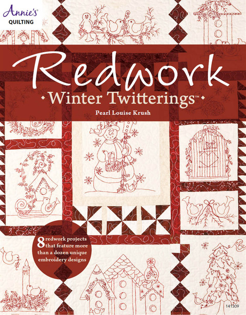 Redwork Winter Twitterings - FULL INSTANT DOWNLOAD | PDF DOCX EPUB