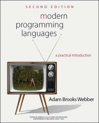 Cover image: Modern Programming Languages 2nd edition 9781590282502