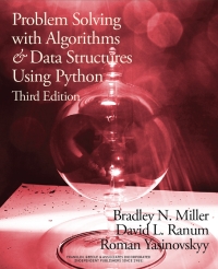 Cover image: Problem Solving with Algorithms and Data Structures Using Python 3rd edition 9781590282830