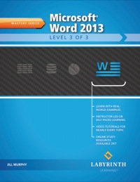 Cover image: Microsoft Word 2013: Level 3 9781591364900