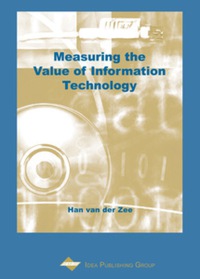 Cover image: Measuring the Value of Information Technology 9781930708082