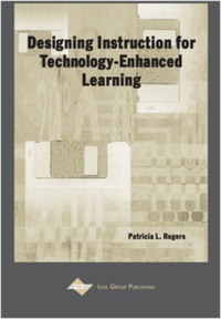 Imagen de portada: Designing Instruction for Technology-Enhanced Learning 9781930708280