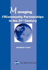 Imagen de portada: Managing IT/Community Partnerships in the 21st Century 9781930708334