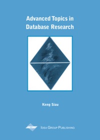 Cover image: Advanced Topics in Database Research, Volume 1 9781930708419