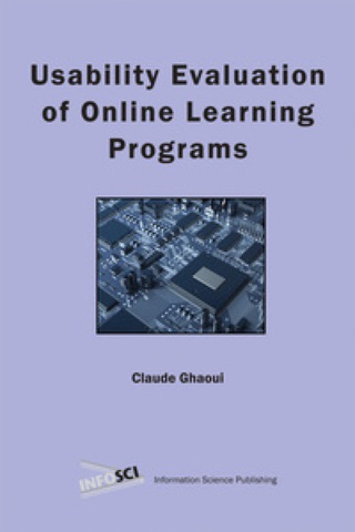 Imagen de portada: Usability Evaluation of Online Learning Programs 9781591401056