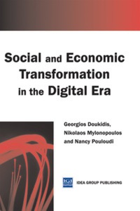 Cover image: Social and Economic Transformation in the Digital Era 9781591401582