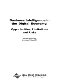 表紙画像: Business Intelligence in the Digital Economy 9781591402060