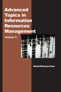 Cover image: Advanced Topics in Information Resources Management, Volume 3 9781591402534